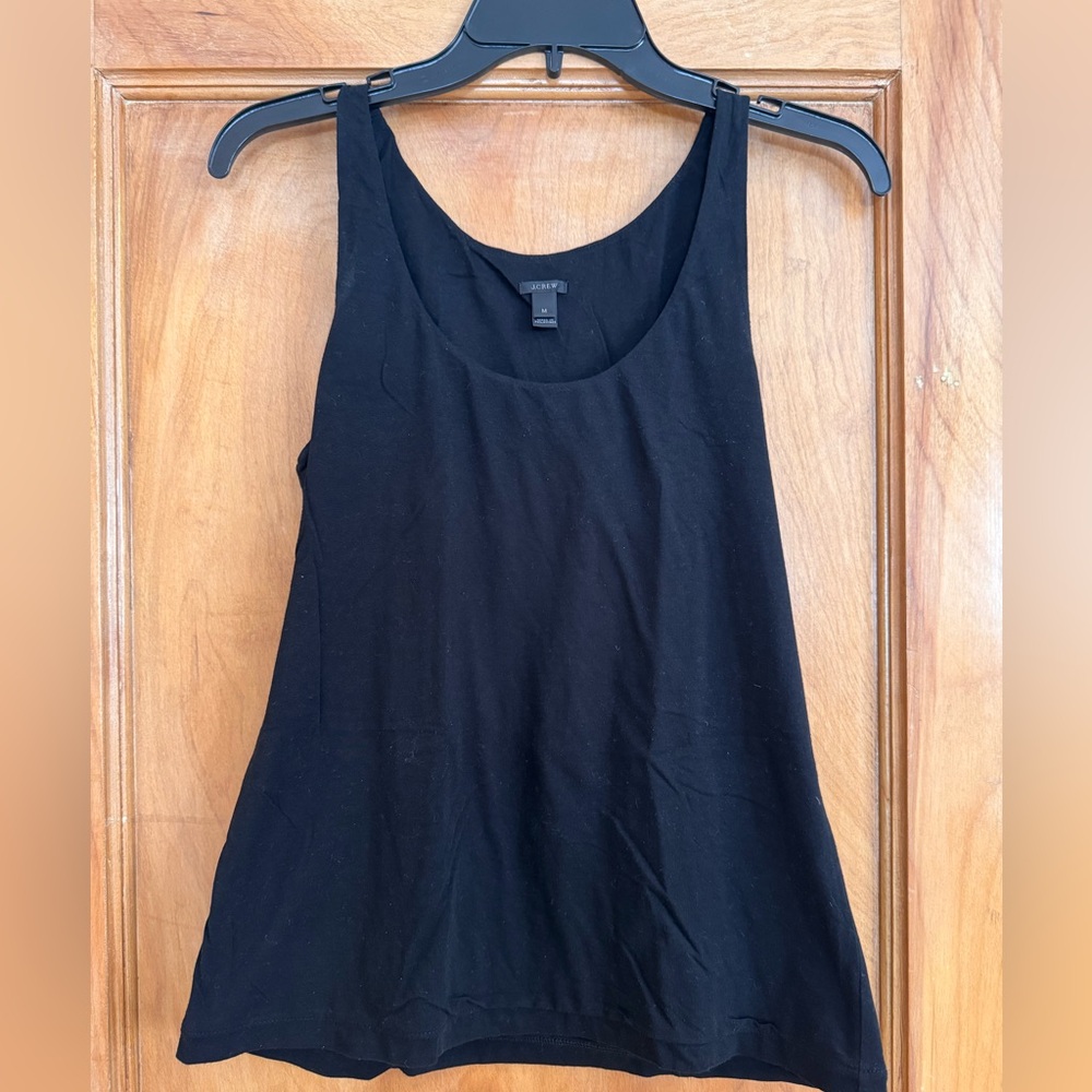 J. Crew Classic Black Sleeveless Tank